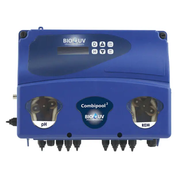 Système de traitement automatique de l’eau de piscine BIO-UV Combipool² avec régulation pH et injection d’oxygène actif